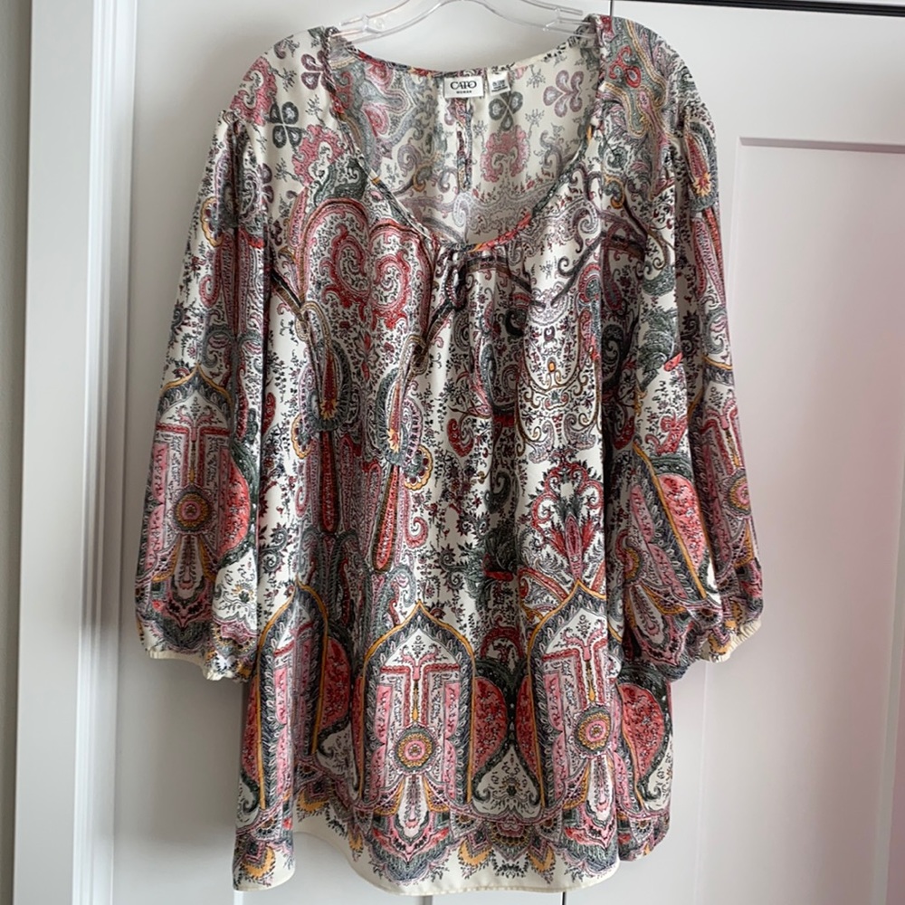 CATO Paisley Blouse